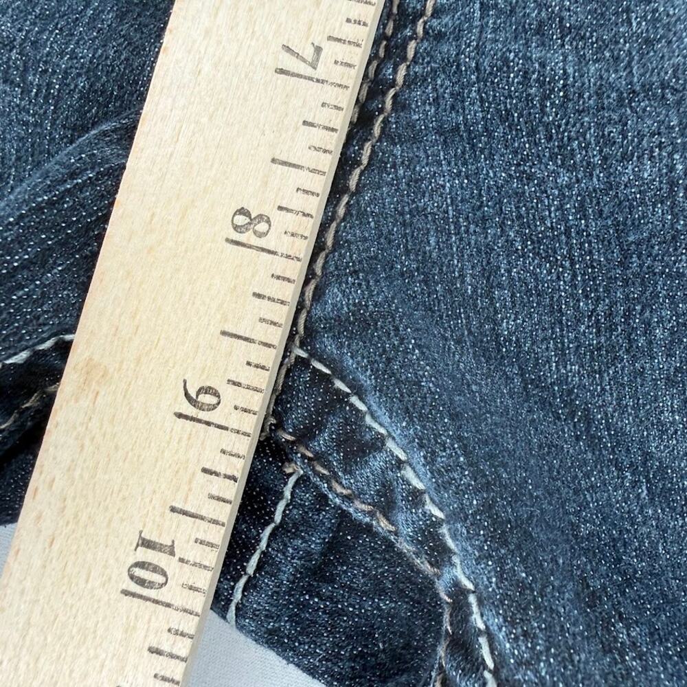 ANA A New Approach Womens 8P Boot-cut Jeans Dark Wash Stretch Mid Rise Denim - Picture 7 of 8